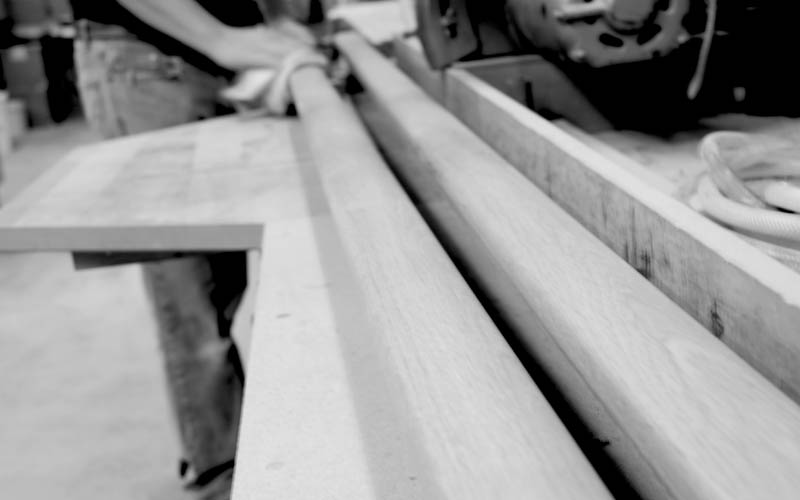 CHSmith making wooden handrails